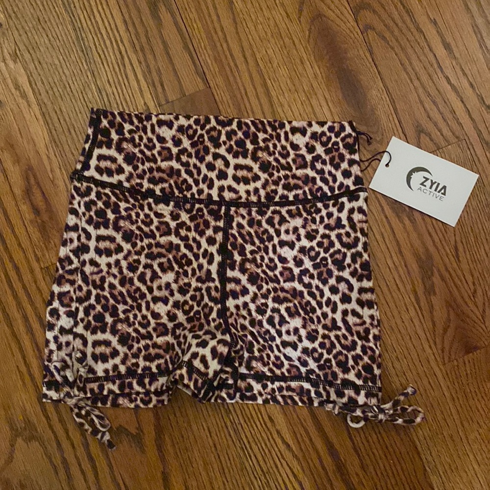 Zyia Active Leopard Brilliant Hustle Shorts